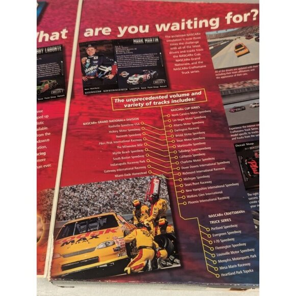 NASCAR Racing‎ - 1999 Edition PC CD-ROM By Sierra Sports Dale Earnhardt - Picture 7 of 13